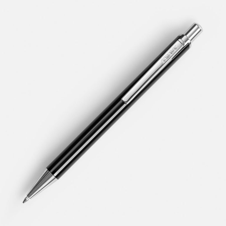 Ручка шариковая Arvent Glossy, черная — изображение 2