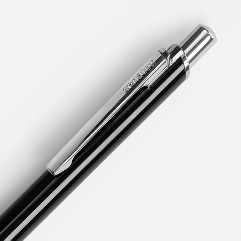 Ручка шариковая Arvent Glossy, черная — изображение 4
