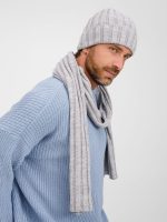 Шапка Metelitsa, серебристо-серый меланж — изображение 7