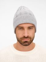Шапка Bellish, светло-серый меланж — изображение 6