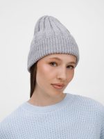 Шапка Bellish, светло-серый меланж — изображение 5