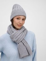 Шапка Bellish, светло-серый меланж — изображение 4