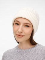 Шапка Bellish, белая (ванильная) — изображение 6