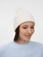 Шапка Bellish, белая (ванильная) — изображение 6