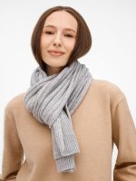 Шарф Bellish, светло-серый меланж — изображение 6