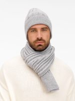 Шарф Bellish, светло-серый меланж — изображение 7