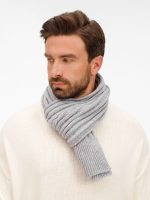 Шарф Bellish, светло-серый меланж — изображение 5