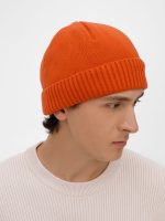 Шапка ComFleece, темно-оранжевая (кирпичная) — изображение 4