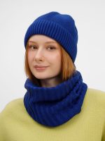 Шапка ComFleece, темно-синяя (кобальт) — изображение 6