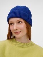 Шапка ComFleece, темно-синяя (кобальт) — изображение 5