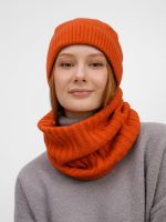 Снуд ComFleece, темно-оранжевый (кирпичный) — изображение 6