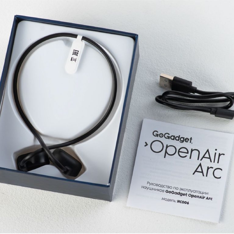 Беспроводные наушники OpenAir Arc, черные — изображение 4