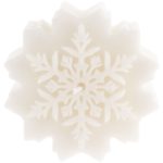 Свеча Snowflame 2, белая, 8 см — изображение 3