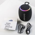 Водонепроницаемая колонка с подсветкой CityWave Pro, черная — изображение 3