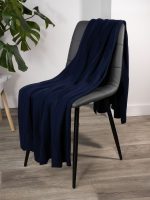 Плед Rombus, темно-синий (сапфир) — изображение 6