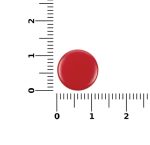 Кнопка Clavis, M, красная — изображение 2
