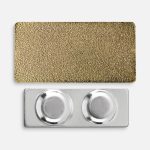 Значок Magnet Matto, золотистый глянцевый — изображение 4