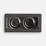 Значок Magnet Matto, серый металлик — изображение 3