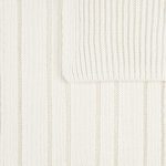 Шарф Knit Beat, белый (молочный) — изображение 4