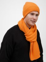 Шапка Nobilis Mono, оранжевая (абрикос) — изображение 6
