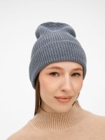 Шапка Nobilis Mono, серая (стальная) — изображение 6