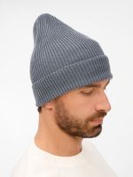 Шапка Nobilis Mono, серая (стальная) — изображение 5