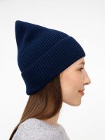 Шапка Nobilis Mono, темно-синяя — изображение 7