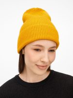 Шапка Nobilis Mono, желтая (медовая) — изображение 6