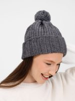 Шапка Frissonelle, серый меланж — изображение 5