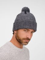 Шапка Frissonelle, серый меланж — изображение 4