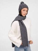 Шапка Frissonelle, серый меланж — изображение 6