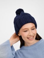 Шапка Frissonelle, темно-синяя — изображение 4