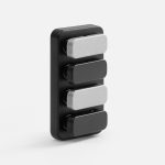 черный с серебристым