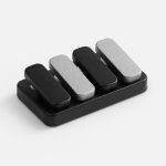 Антистресс-кликер Clacky, черный с серебристым — изображение 3