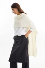 Шарф Bernard, молочно-белый — изображение 5