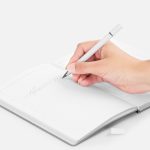 Ручка шариковая и вечный карандаш Diptych, белая — изображение 4