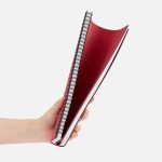 Ежедневник Notera Maxi, недатированный, красный — изображение 6