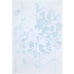 Плед Winterflake, бело-голубой с люрексом — изображение 4