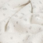 Плед Snowspot Fluffy, белый с люрексом — изображение 3