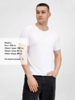 Футболка унисекс Senti, белая — изображение 6