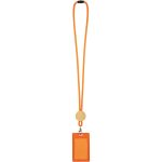 Шнурок для бейджа Tube Wood, оранжевый — изображение 7