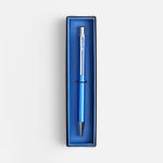 Ручка шариковая Arvent Glossy в футляре, синяя — изображение 3