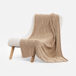 Плед Curve Verve, бежевый меланж — изображение 3