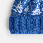 синяя с молочным