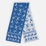 синий с молочным