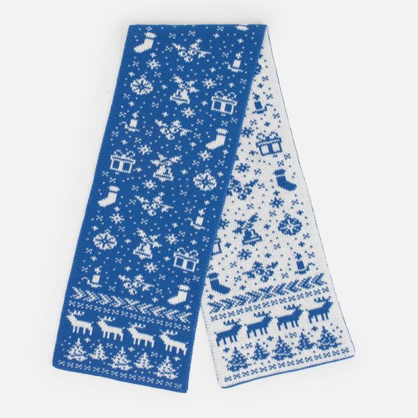 синий с молочным