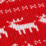 Плед Holidale, красный с молочным — изображение 7