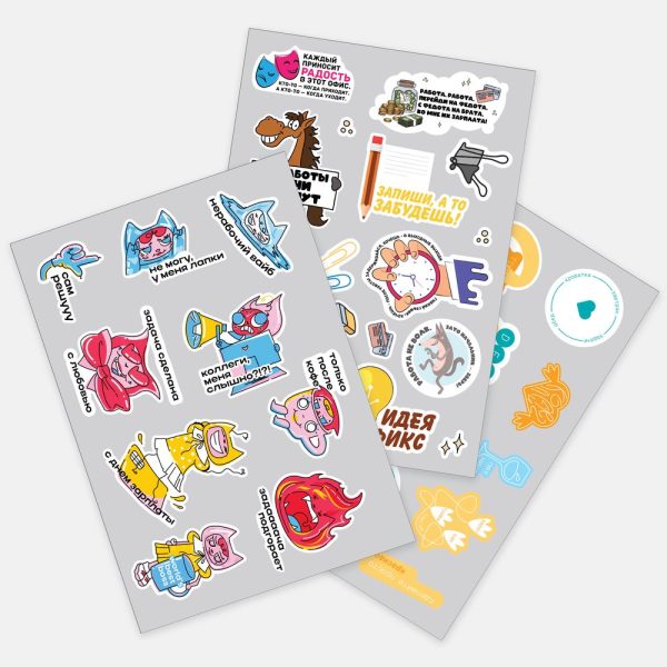 Наклейки из ПВХ Sticker Pack на заказ