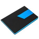 Ежедневник Bookmark, недатированный, черный с голубым — изображение 4