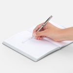 Ручка шариковая Delgado, серебристая — изображение 4